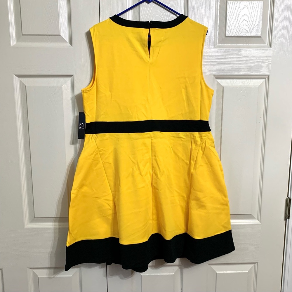 New York & Company Piped Flare Dress - City Knits - Picture 5 of 6